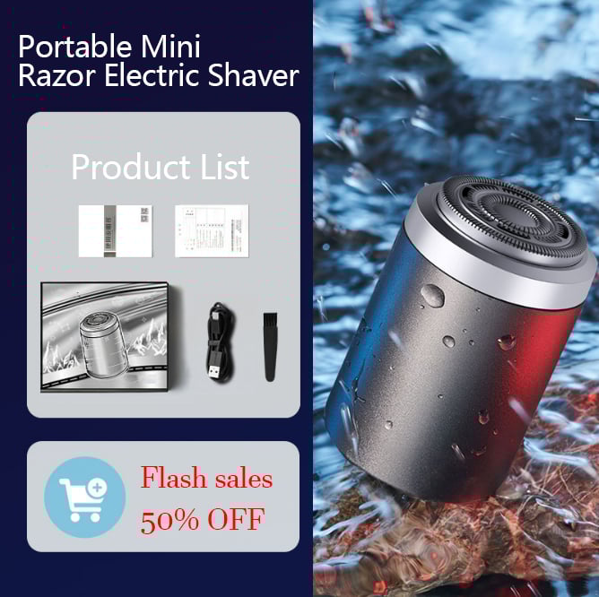 🔥 Last Day 49% OFF🔥Newest Mini Portable Electric Shaver