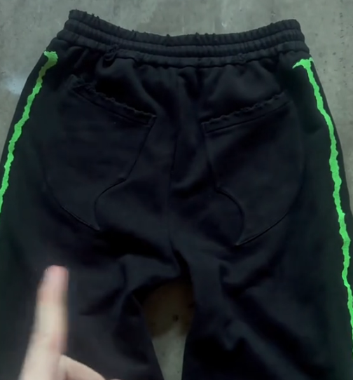 🔥2025 NEW SALE - "Claw" glow-in-the-dark striped sweatpants