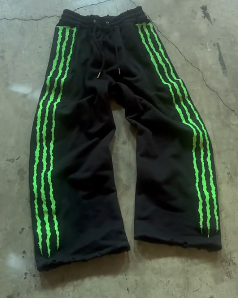 🔥2025 NEW SALE - "Claw" glow-in-the-dark striped sweatpants