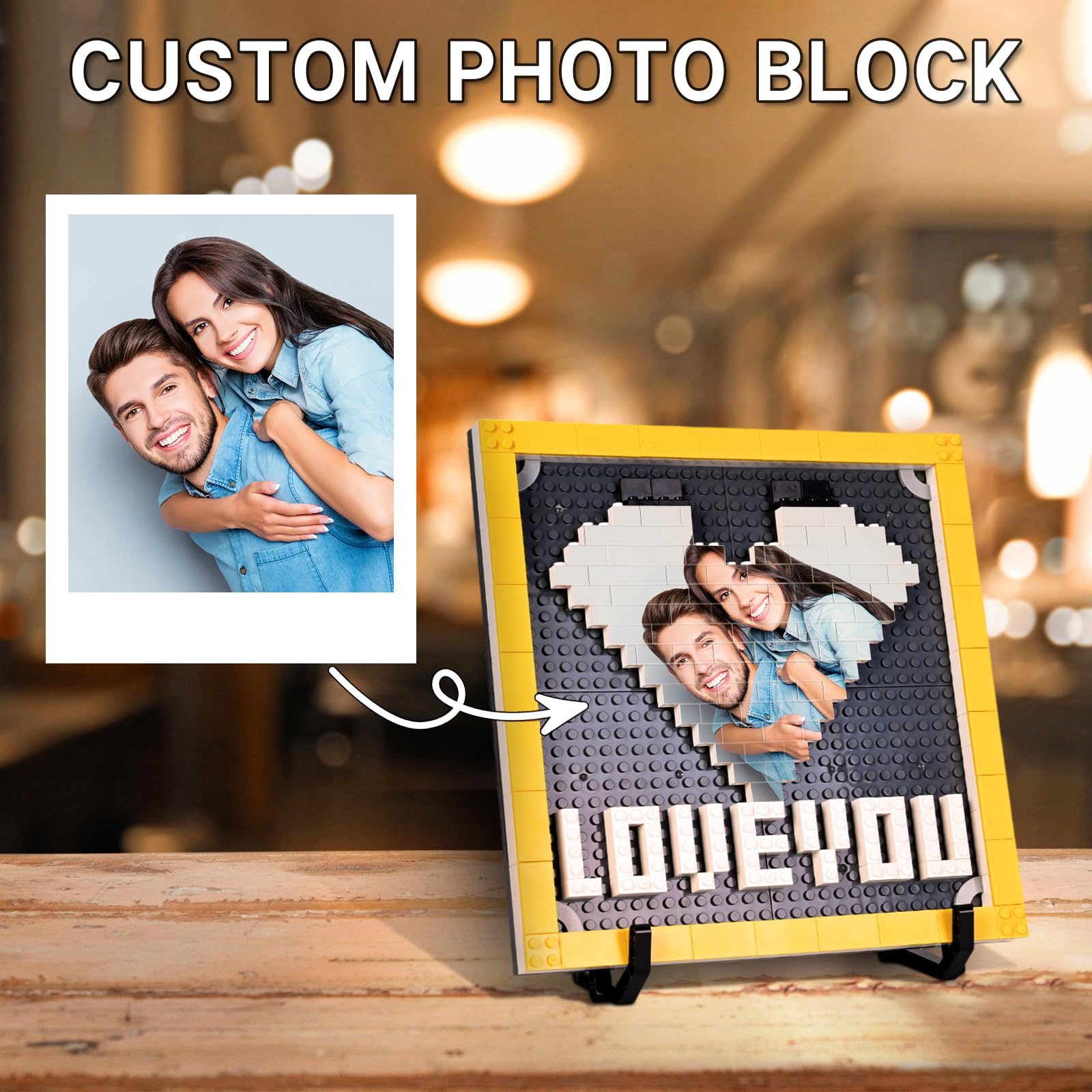 Mucior™ 50%OFF⭐️Personalised Brick Puzzles Photo Block Gifts for Lovers