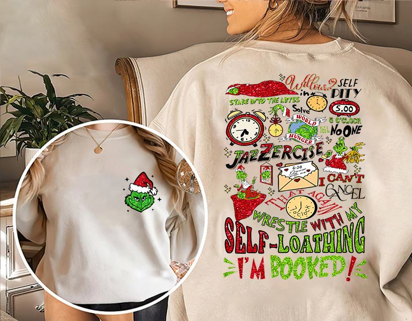 Christmas My Day I'M BOOKED T-Shirt/Sweatshirt/Hoodie-BUY 2 GET FREE SHIPPING