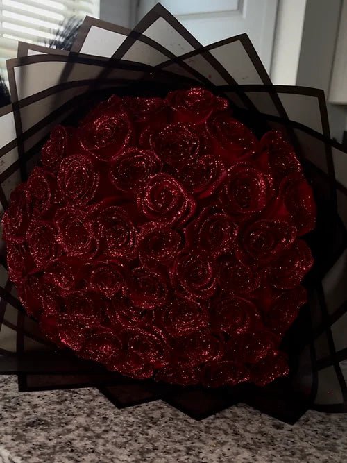 💕Glitter Rose Bouquet💕Best Valentine's Day Gift
