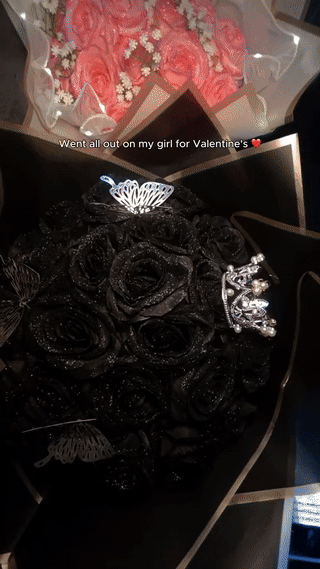 💕Glitter Rose Bouquet💕Best Valentine's Day Gift
